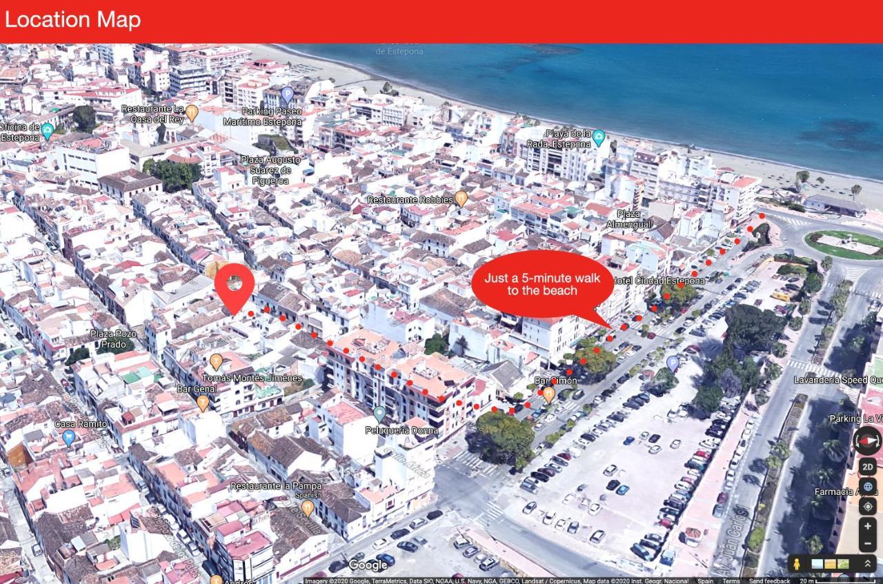 Unique Andalusian Townhouse Next To Beach Естепона Екстериор снимка